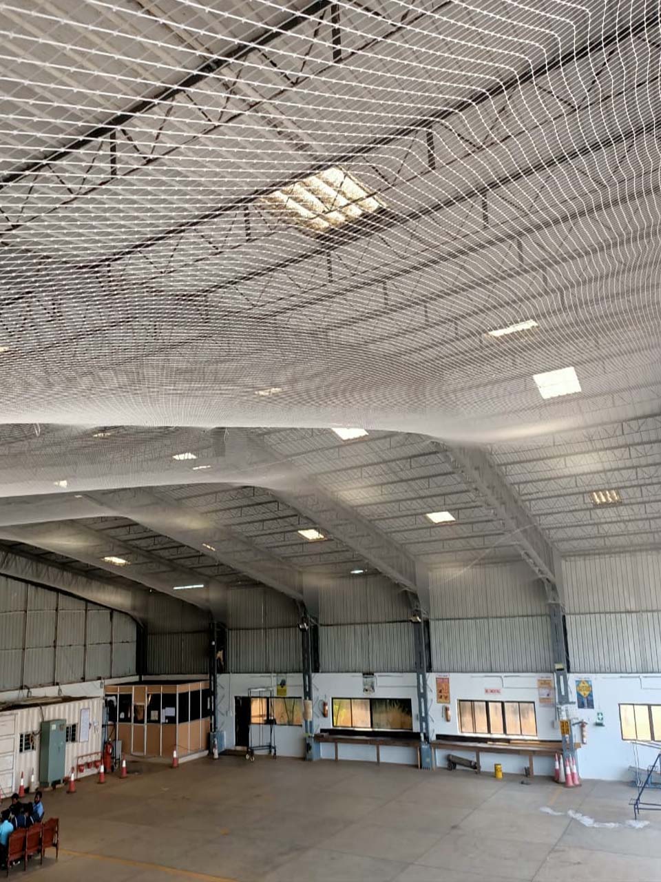 Industrial factory safety nets